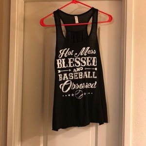 Black baseball top